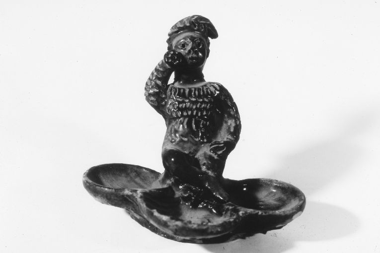 fanciullo (saliera) - ambito calabrese (seconda metà sec. XVIII)