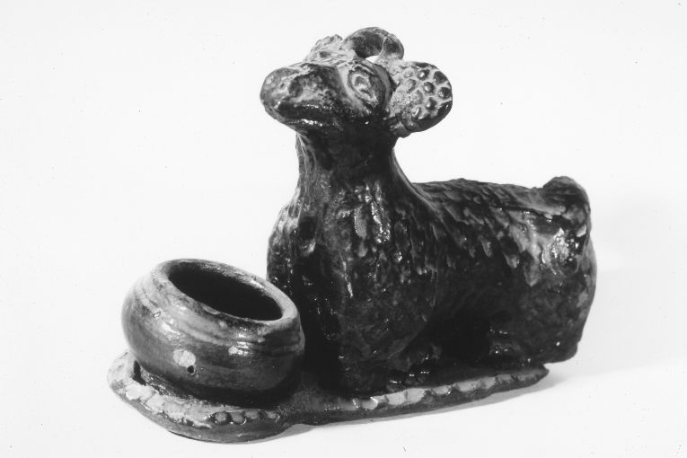 capra (saliera) - ambito calabrese (seconda metà sec. XVIII)