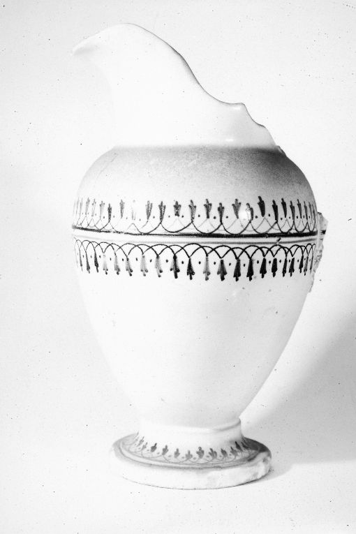 brocca, serie - ambito italiano (ultimo quarto sec. XVIII)