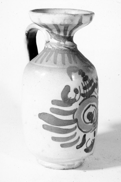 motivi floreali (brocca) - ambito pugliese (prima metà sec. XIX)