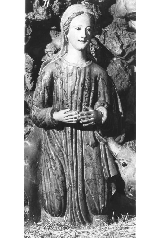 Madonna (statua da presepio) di Stefano da Putignano (scuola) (sec. XVIII)