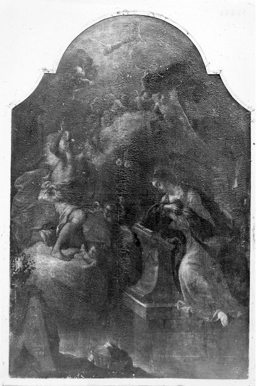 Annunciazione (dipinto) di Carella Domenico Antonio (sec. XVIII)
