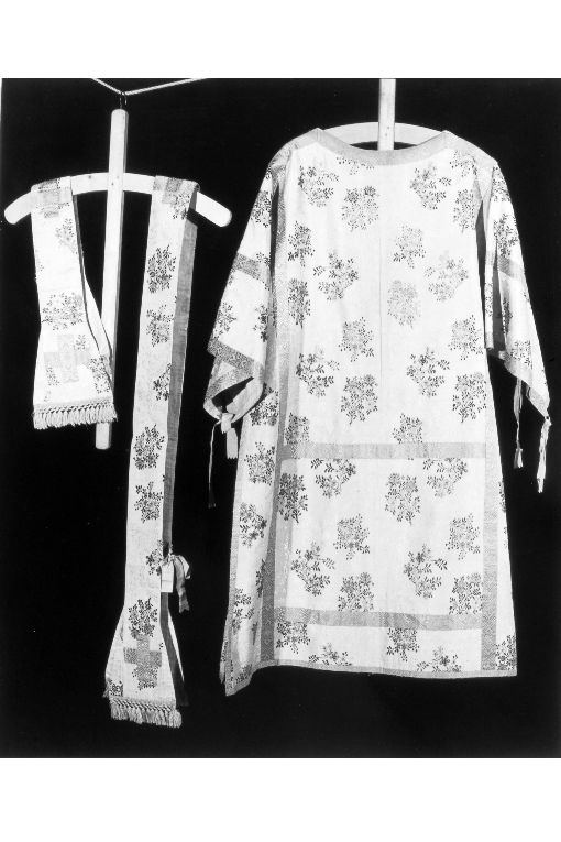 dalmatica - manifattura pugliese (inizio sec. XIX)