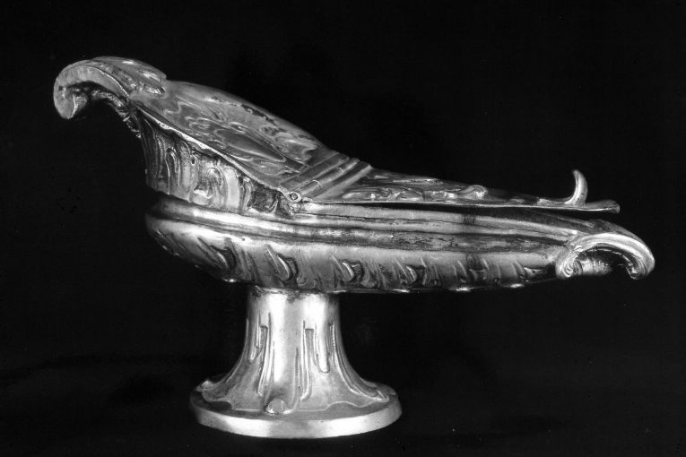 navicella portaincenso - ambito napoletano (sec. XIX)