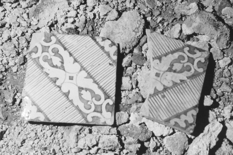 motivi geometrici (pavimento) - ambito pugliese (sec. XVIII)