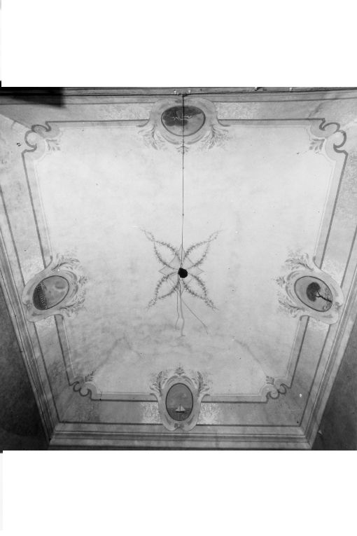 motivi geometrici e vegetali (soffitto dipinto) di Romita Benedetto (fine sec. XIX)