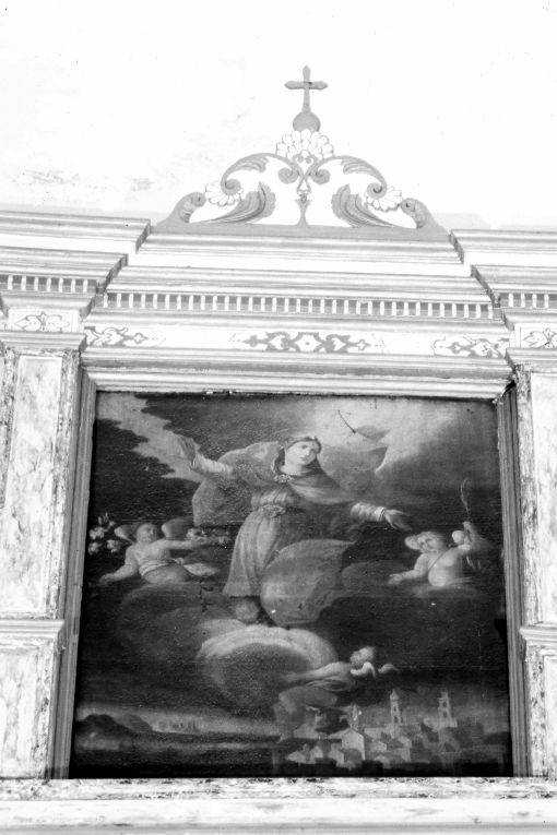 Sant'Irene allontana la folgore da Putignano (dipinto) - ambito pugliese (secc. XVII/ XVIII)