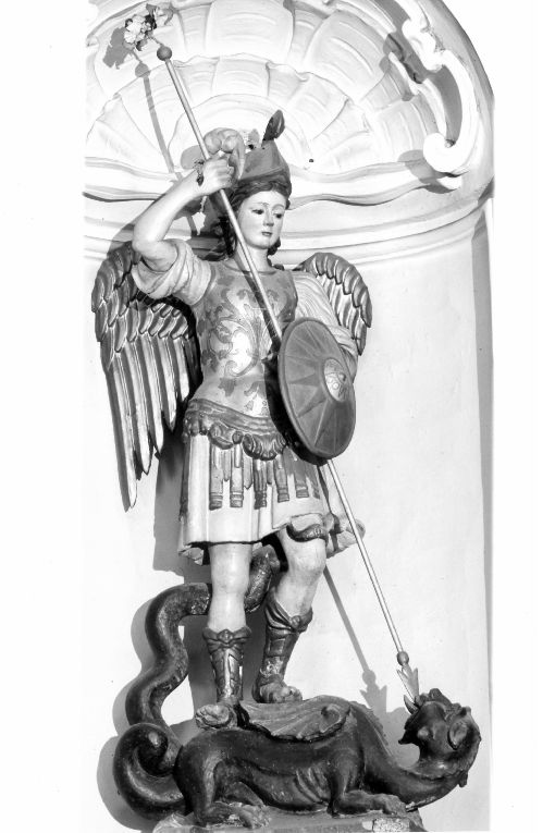 San Michele Arcangelo (statua) - produzione Italia meridionale (secc. XVIII/ XIX)