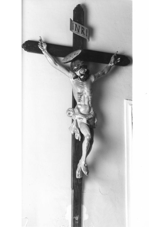 Cristo crocifisso (croce processionale) - ambito pugliese (seconda metà sec. XVIII)