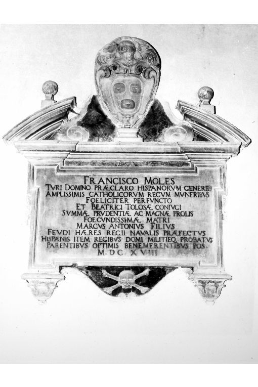lapide - produzione pugliese (sec. XVII)