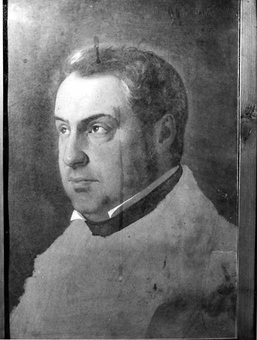 busto ritratto d'uomo (dipinto) di De Napoli Michele (attribuito) (sec. XIX)