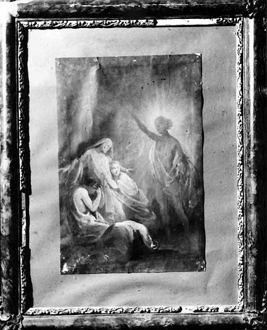 visione angelica (dipinto) di De Napoli Michele (attribuito) (sec. XIX)
