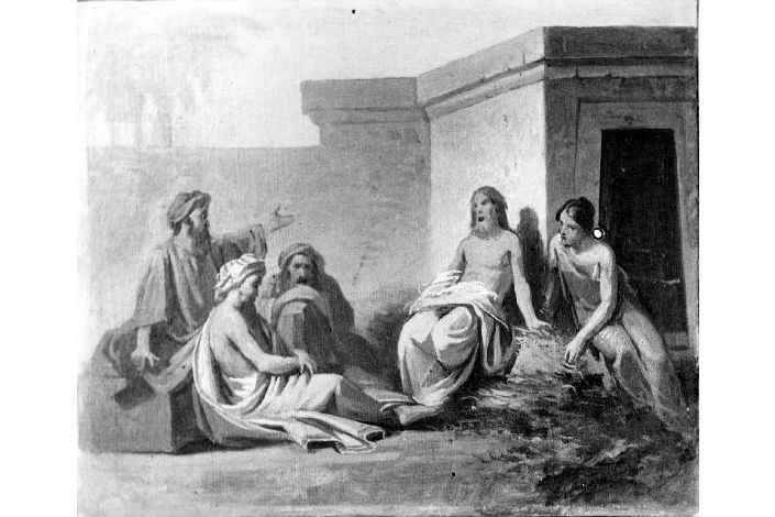 Giobbe (dipinto) di De Napoli Michele (attribuito) (sec. XIX)