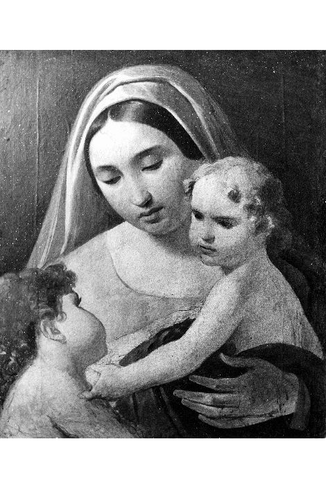 Madonna del Buon Consiglio (dipinto) di De Napoli Michele (attribuito) (sec. XIX)