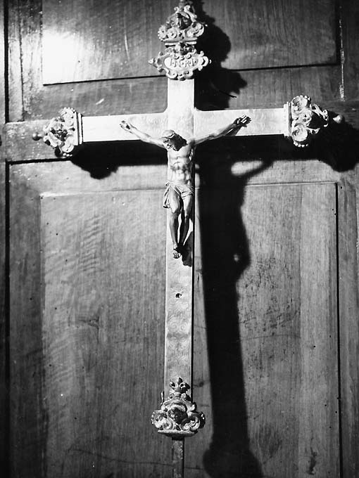 Cristo crocifisso (crocifisso) - ambito Italia meridionale (sec. XVIII)