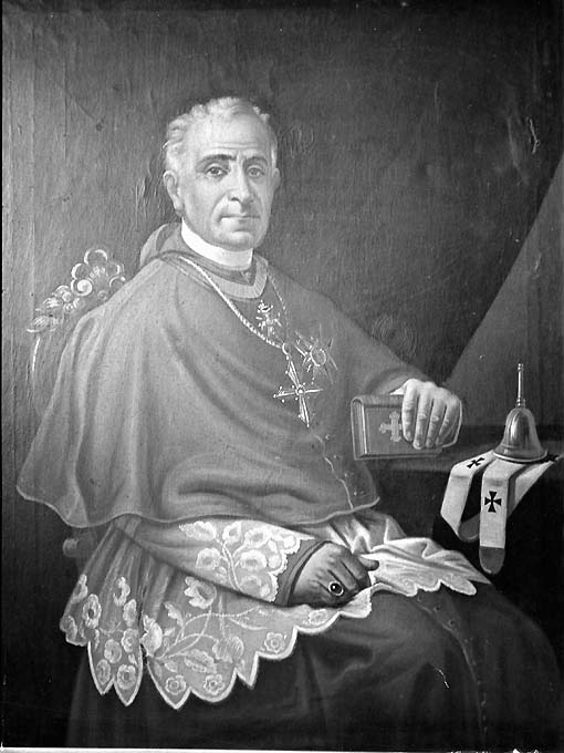 ritratto dell'arcivescovo Gaetano Rossini (dipinto) di De Napoli Michele (attribuito) (fine sec. XIX)