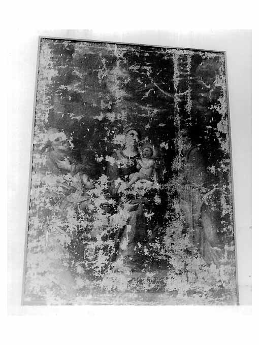 Sacra Famiglia e Santi (dipinto) - ambito Italia meridionale (sec. XVIII)