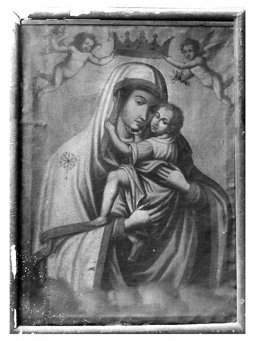 Madonna con Bambino (dipinto) - ambito Italia meridionale (sec. XVII)