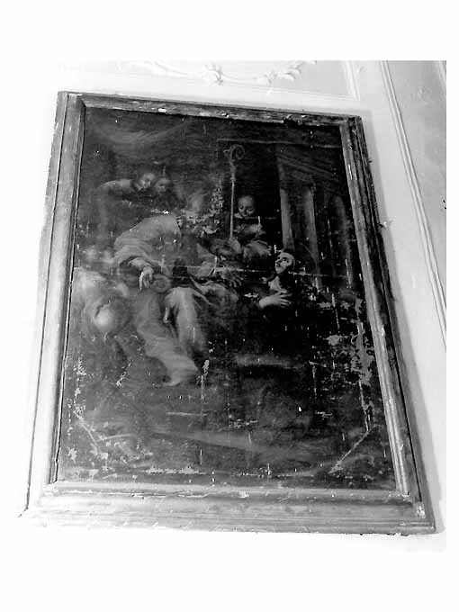 Sant'Agostino e Santa Monica (dipinto) - ambito Italia meridionale (seconda metà sec. XVII)