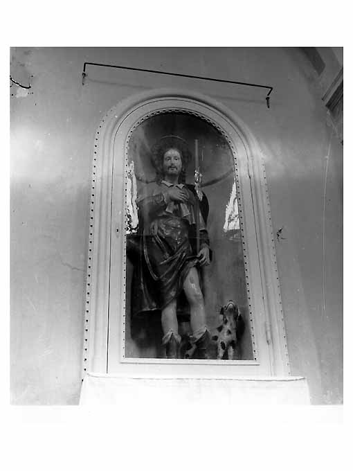 San Rocco (statua) di Guacci Luigi (maniera) (inizio sec. XIX)