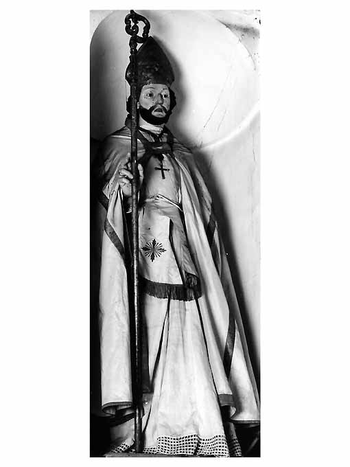 San Biagio (statua, opera isolata) - bottega Italia meridionale (sec. XIX)