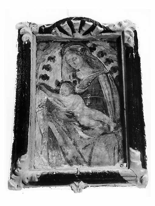 Madonna con Bambino (dipinto, opera isolata) - ambito Italia meridionale (sec. XVI)