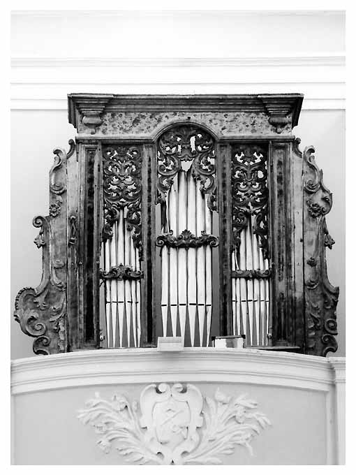 cassa d'organo, opera isolata - manifattura pugliese (metà sec. XVIII)