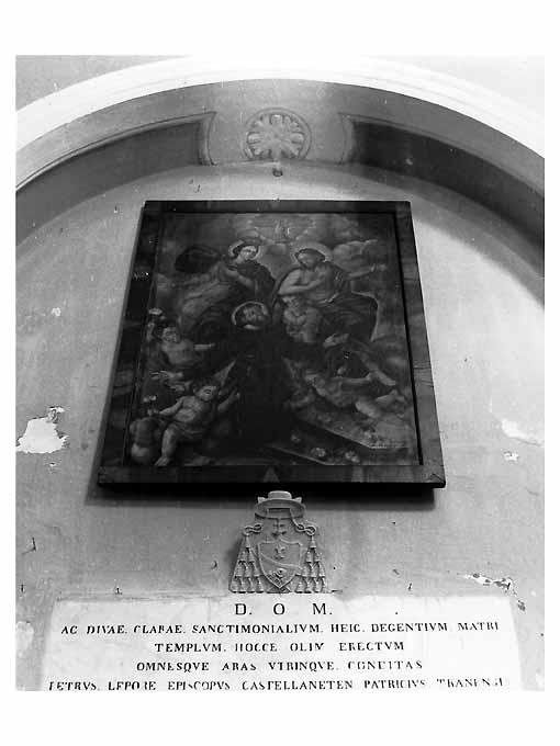 San Francesco tra Cristo e la Madonna (dipinto) di Garganese G (sec. XIX)