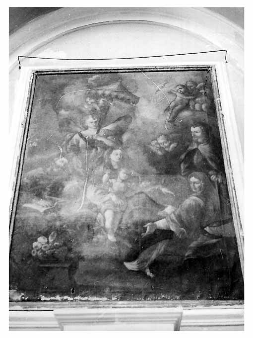 Madonna con Bambino e santi (dipinto) di Galeone Vito Nicola (sec. XIX)
