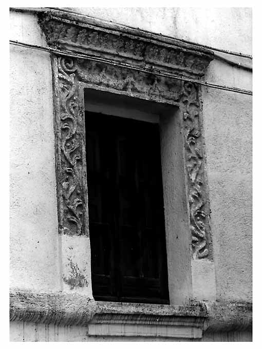 mostra di finestra, serie - ambito pugliese (sec. XVI)