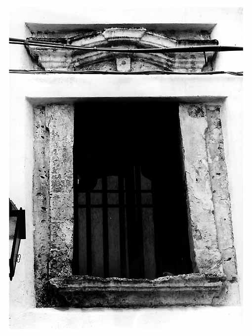 mostra di finestra, serie - ambito pugliese (sec. XVII)