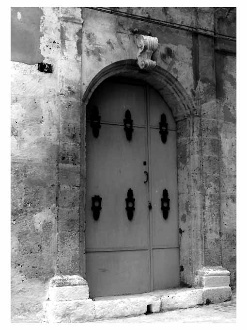 portale, opera isolata - ambito pugliese (seconda metà sec. XVII)