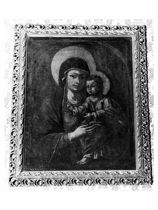 Madonna con Bambino (dipinto, opera isolata) - ambito pugliese (seconda metà sec. XIX)