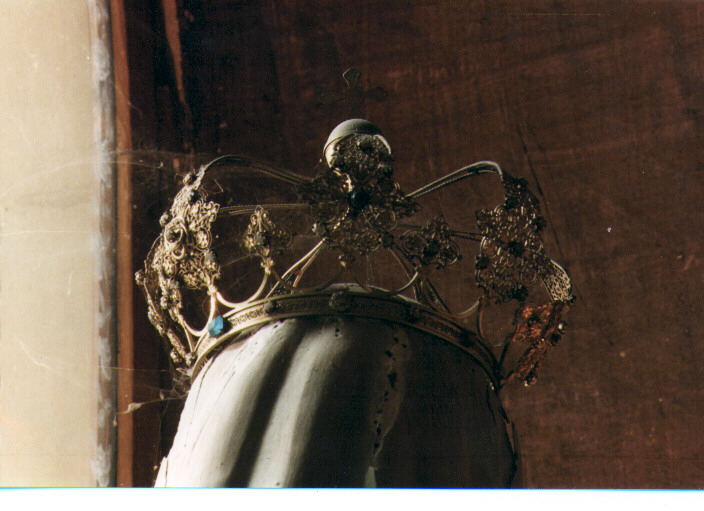 corona da statua - ambito Italia meridionale (primo quarto sec. XX)