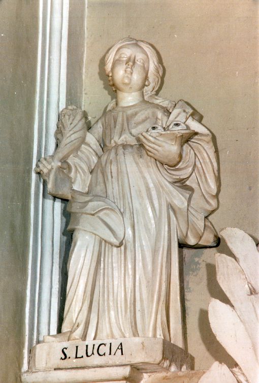 Santa Lucia (statua) - ambito salentino (seconda metà sec. XVIII)