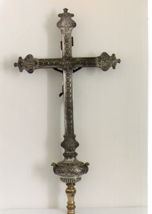croce processionale - ambito napoletano (sec. XIX)