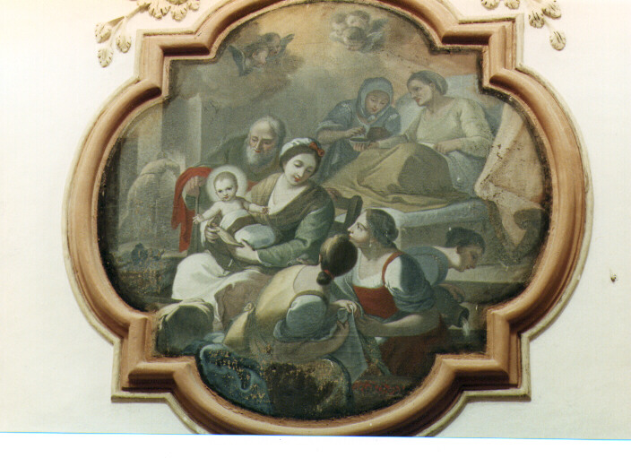 Nascita di Maria Vergine (dipinto) - ambito salentino (fine/inizio secc. XVIII/ XIX)