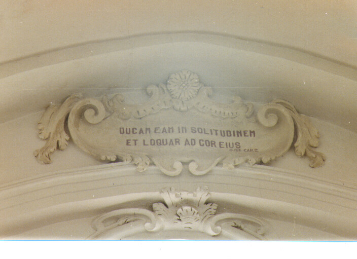 cartiglio - ambito salentino (sec. XVIII)