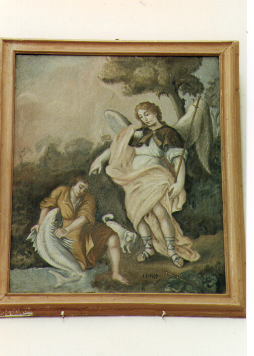 Tobia e San Raffaele arcangelo (dipinto) - ambito salentino (sec. XIX)