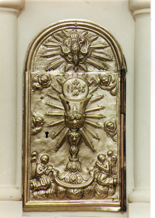 sportello di tabernacolo - ambito salentino (seconda metà sec. XIX)