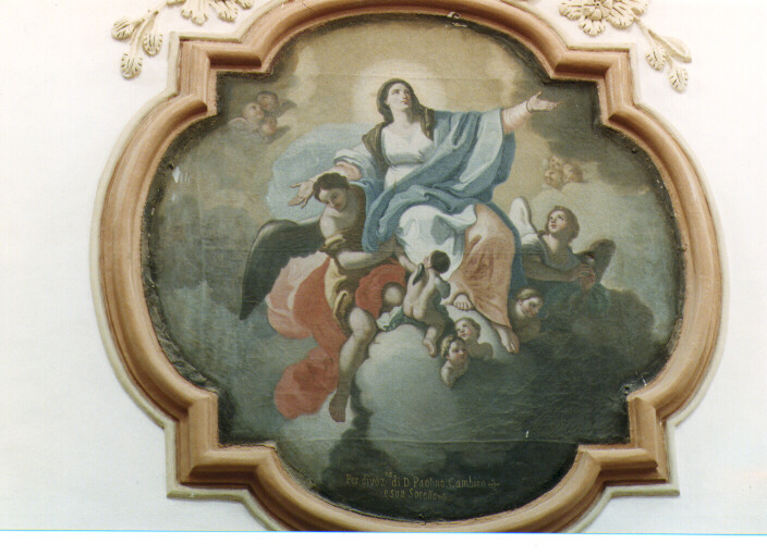 assunzione della Madonna (dipinto) - ambito salentino (ultimo quarto sec. XVIII)