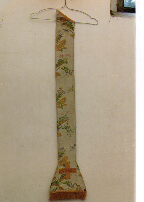 stola - manifattura Italia meridionale (fine/inizio secc. XVIII/ XIX)
