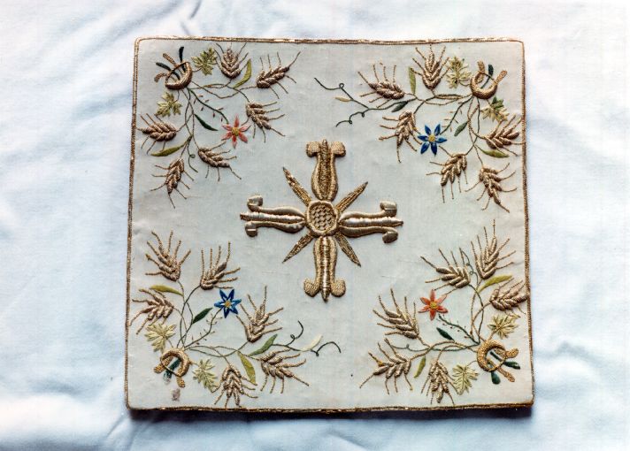 borsa del corporale - ambito salentino (primo quarto sec. XX)