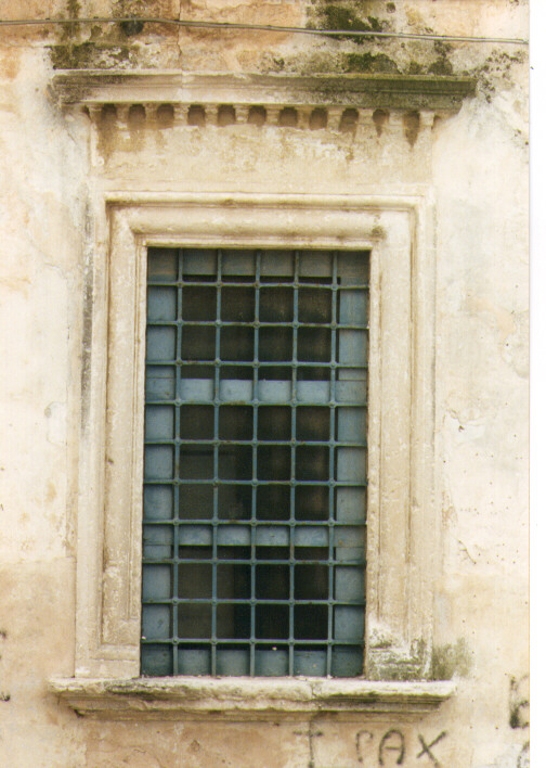 mostra di finestra - ambito salentino (primo quarto sec. XVII)