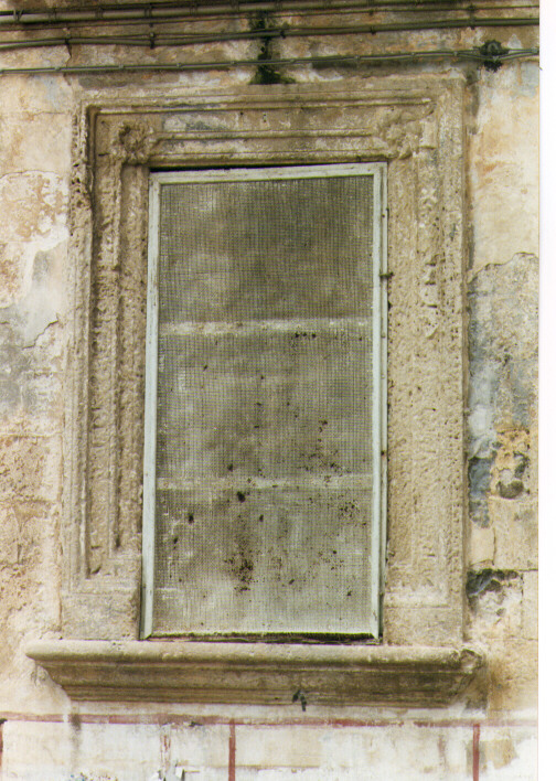 mostra di finestra - ambito salentino (primo quarto sec. XVII)