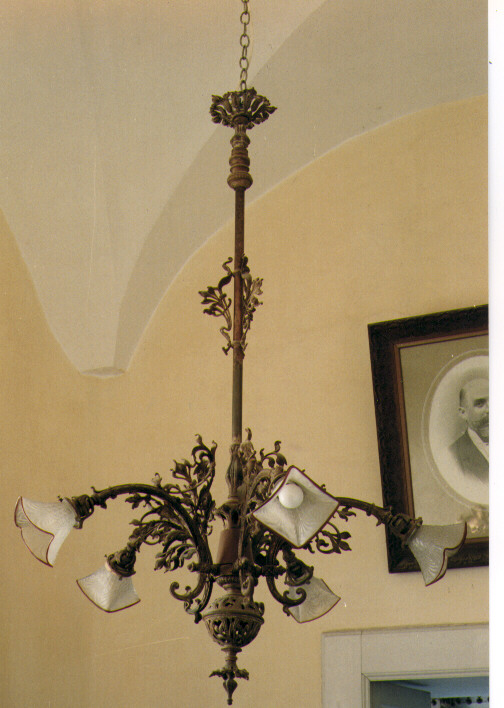 lampadario - manifattura italiana (inizio sec. XX)