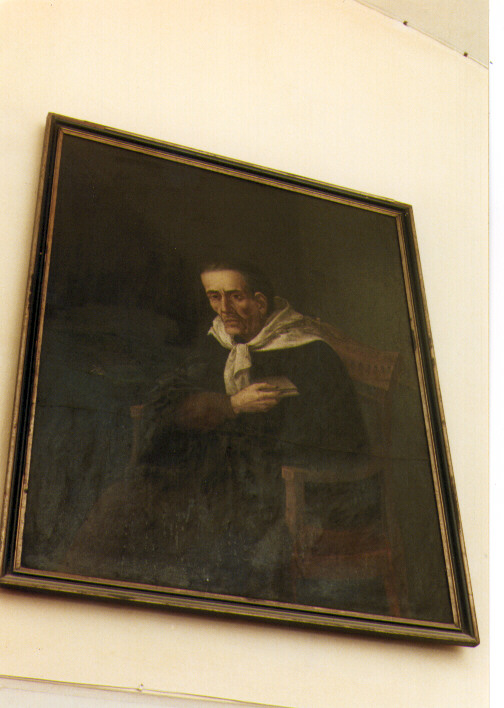 ritratto d'uomo (dipinto) - ambito salentino (fine/inizio secc. XIX/ XX)