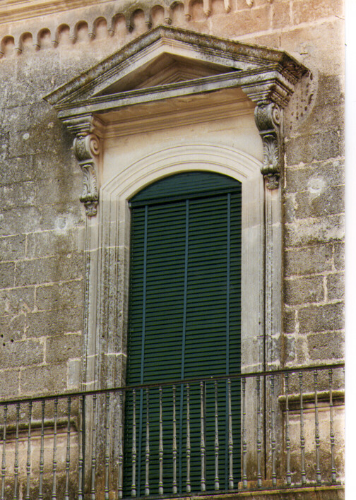 mostra di finestra - ambito salentino (primo quarto sec. XX)