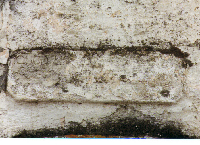 lapide - ambito salentino (terzo quarto sec. XVIII)