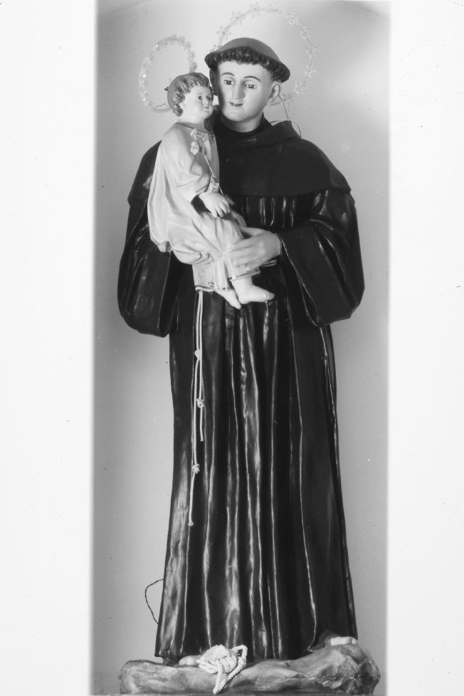 Sant'Antonio da Padova (statua) - ambito Italia meridionale (fine/inizio secc. XIX/ XX)